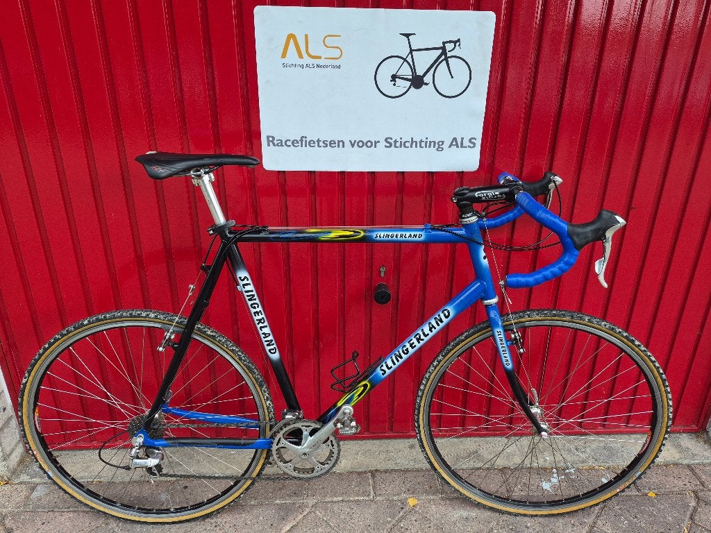 Slingerland Gravelbike  Cross Racefiets met Shimano Dura Ace, 28 inch, 2ehandsracefietsen.nl, Gebruikt, Velgrem