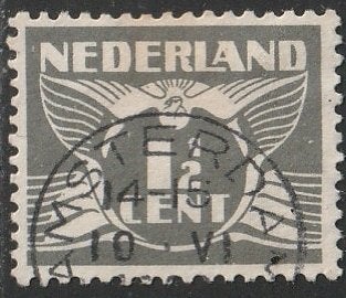 Nederland 1926 172B Vliegende duif 1,5c, Gest Amsterdam, Postzegels en Munten, Postzegels | Nederland, Ophalen of Verzenden, Na 1940