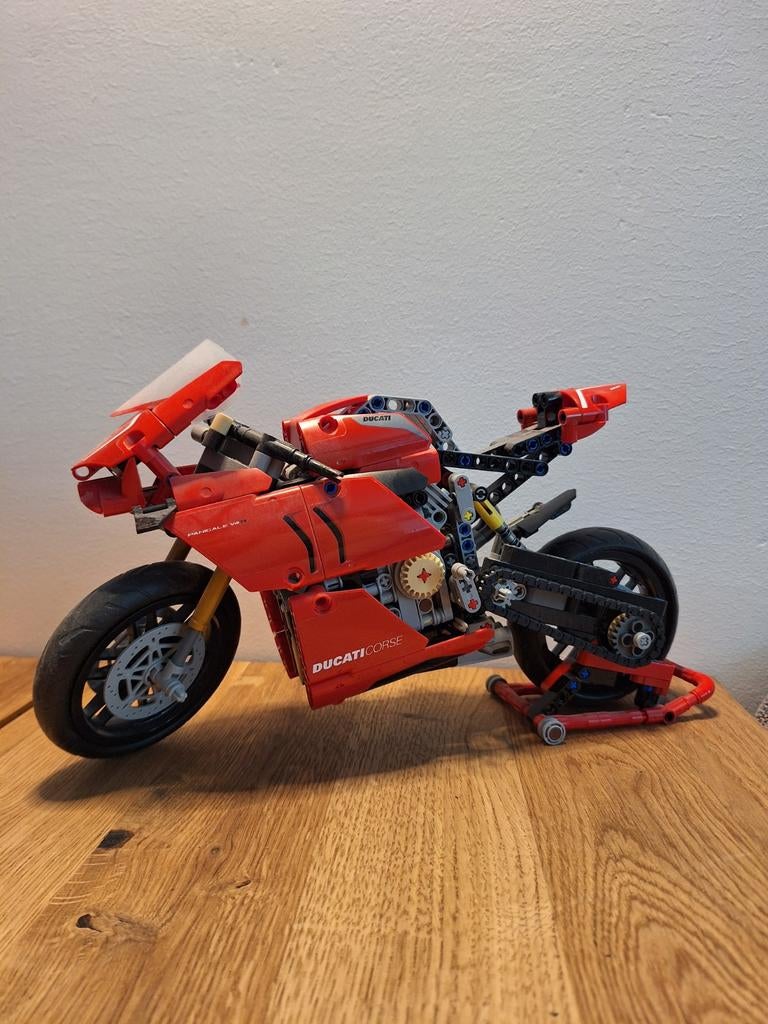 Lego #42107 Ducati Panigale V4 R, Lego, Ophalen of Verzenden, Zo goed als nieuw, Complete set