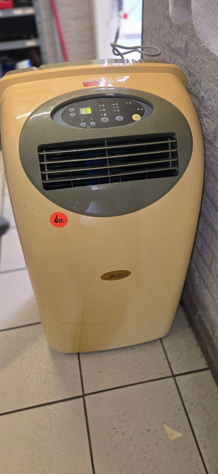 Mobiele verrijdbare airco, Ophalen, Gebruikt, Minder dan 60 m³, 3 snelheden of meer