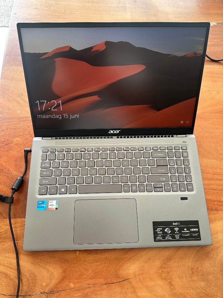 Acer swift 3 i5 11300H 512gb ssd 16gb  16 inch Win11, Computers en Software, Windows Laptops, Ophalen, Gebruikt, Qwerty, Acer