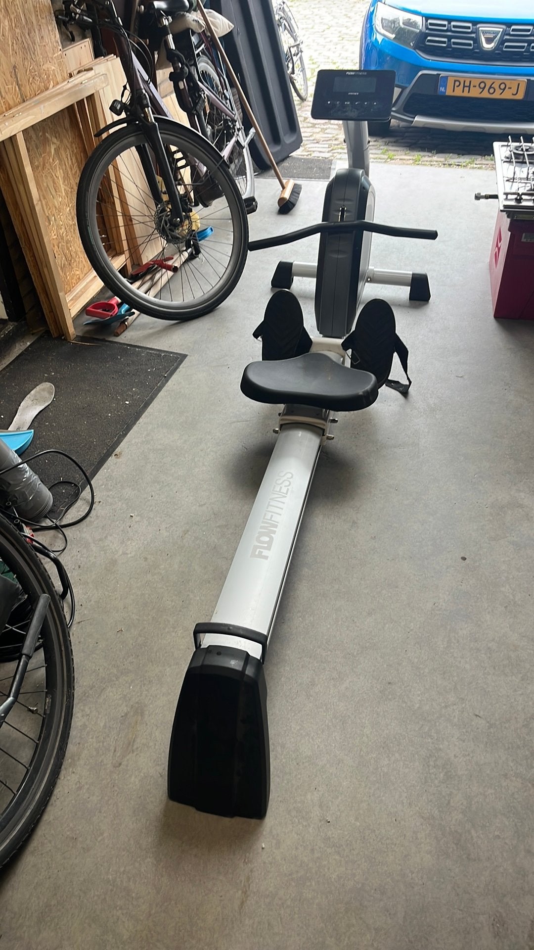 Flow Fitness Roeitrainer Driver, Gebruikt, Armen, Ophalen of Verzenden, Metaal