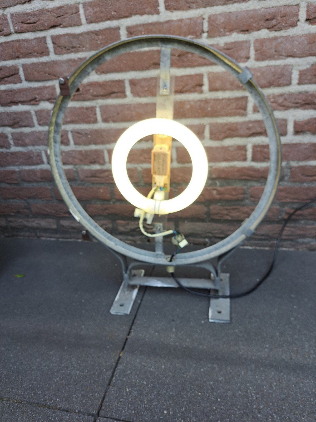 LICHTBAK FRAME VOOR UITHANGBORD, Verzamelen, Ophalen, Gebruikt, Lichtbak of (neon) lamp