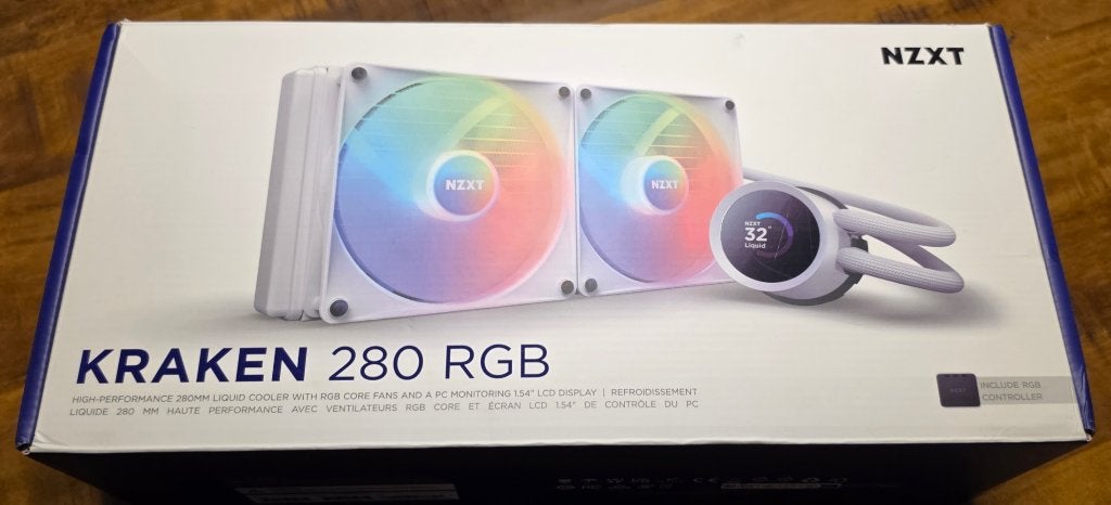 KRAKEN 280 RGB WHITE, Computers en Software, Ophalen of Verzenden, Zo goed als nieuw, Waterkoeling