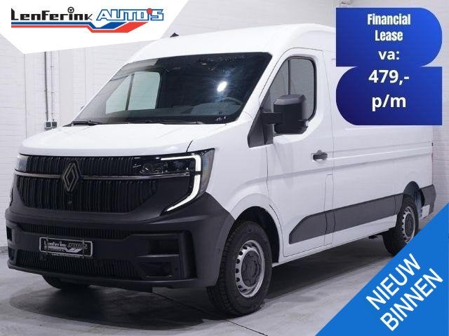 Renault Master 2.0 dCi 130 pk L2H2 Incl. BPM, ex BTW, Navi A, Auto's, Bestelauto's, Parkeersensor, Stof, Gebruikt, 4 cilinders