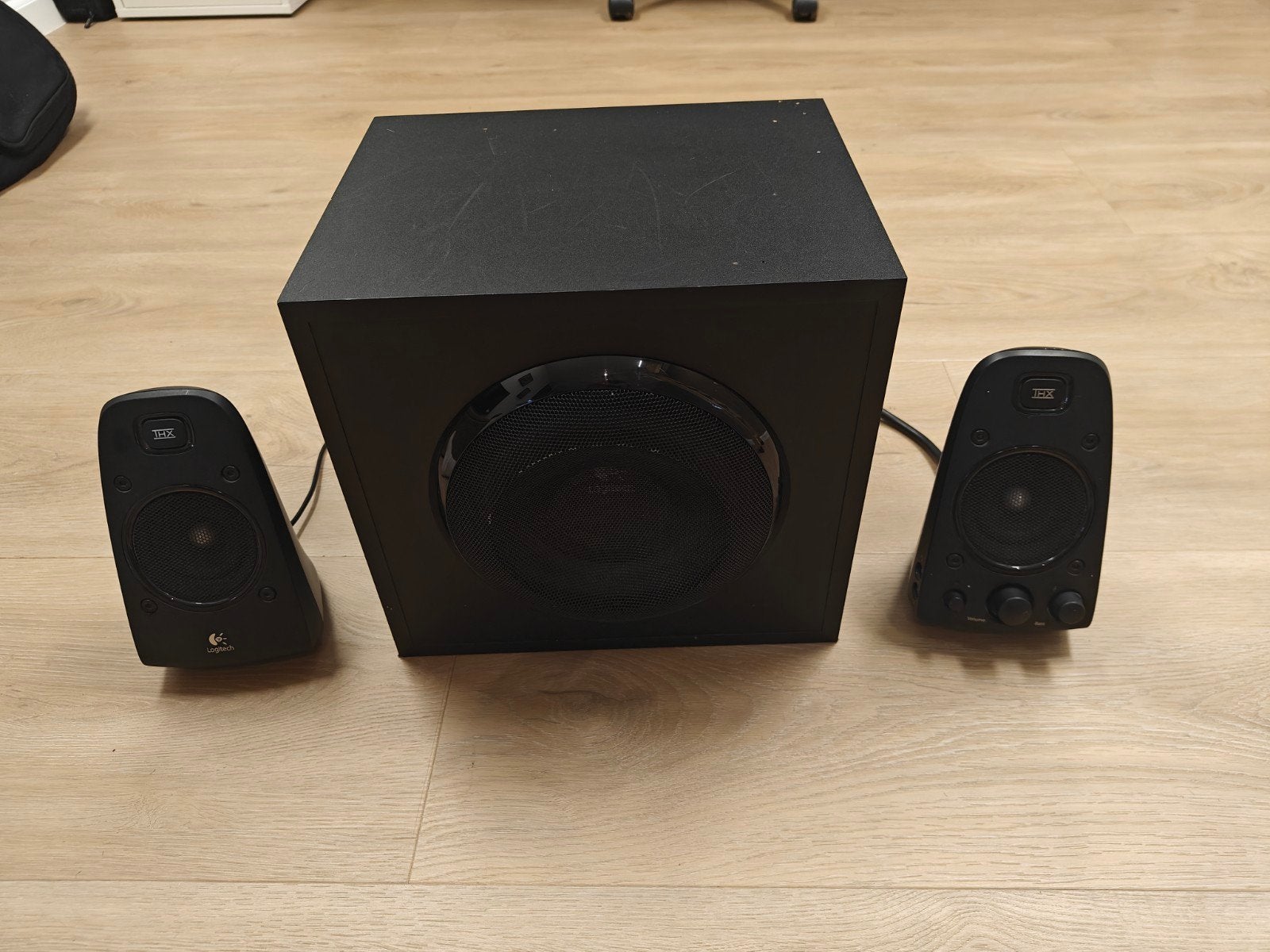 Logitech Z623 2.1 THX Luidsprekerset met Subwoofer, Computers en Software, Ophalen of Verzenden, Gebruikt, Audiokanaal 2.1, Logitech