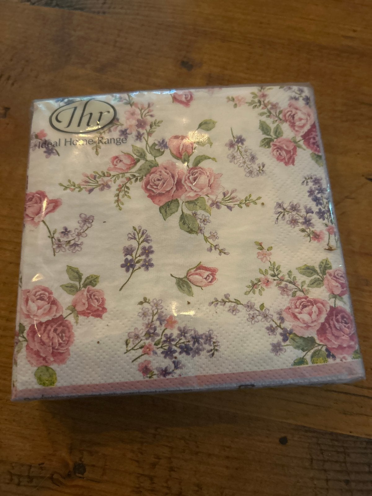Servettenhouder met bloemen servetten, Overige typen, Ophalen of Verzenden, Zo goed als nieuw, Steen/keramiek