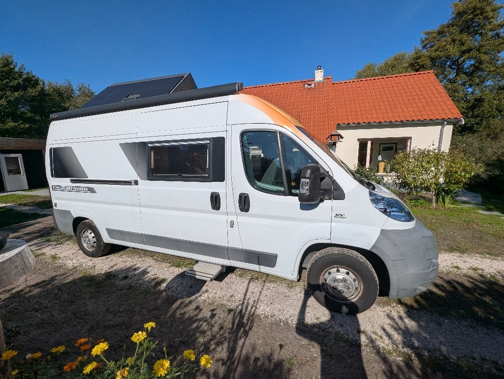 Weinsberg Cosmos buscamper 6 meter, Luifel, Fiat, Treinzit, Tot en met 3