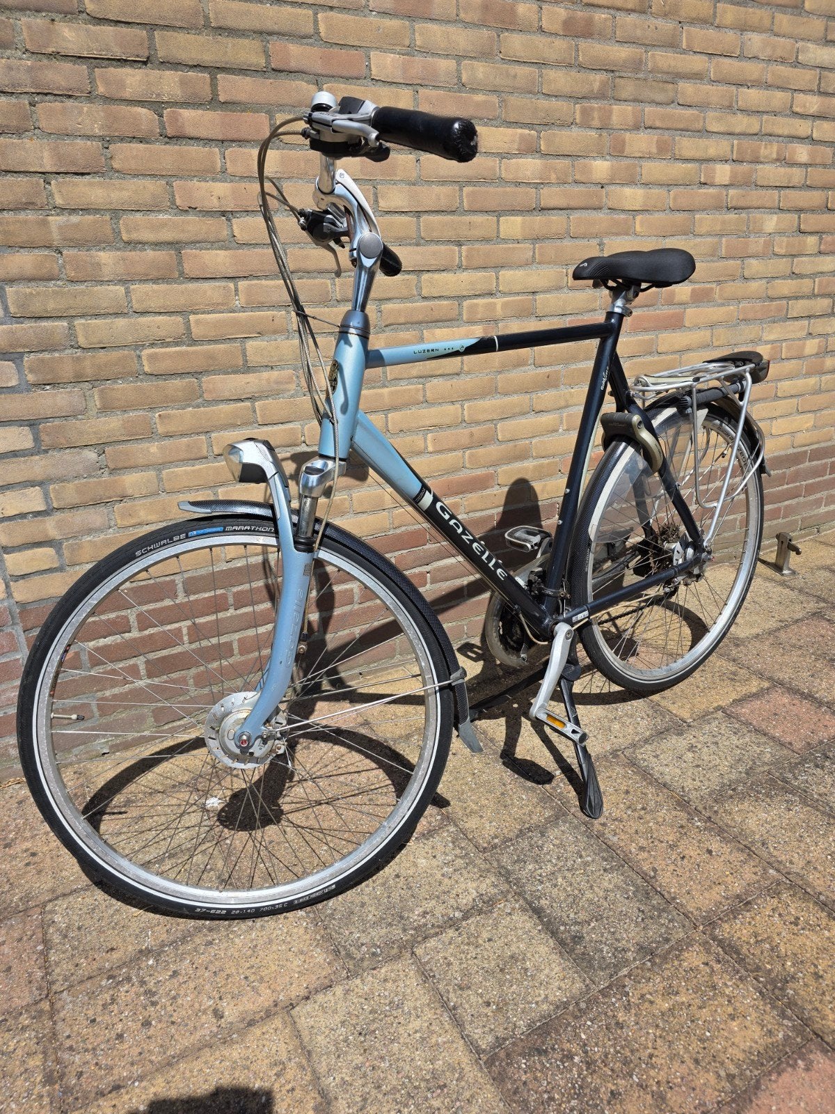 Gazelle herenfiets  Luzern frame mt 65, Fietsen en Brommers, Gebruikt, Versnellingen, Gazelle, Trommelrem