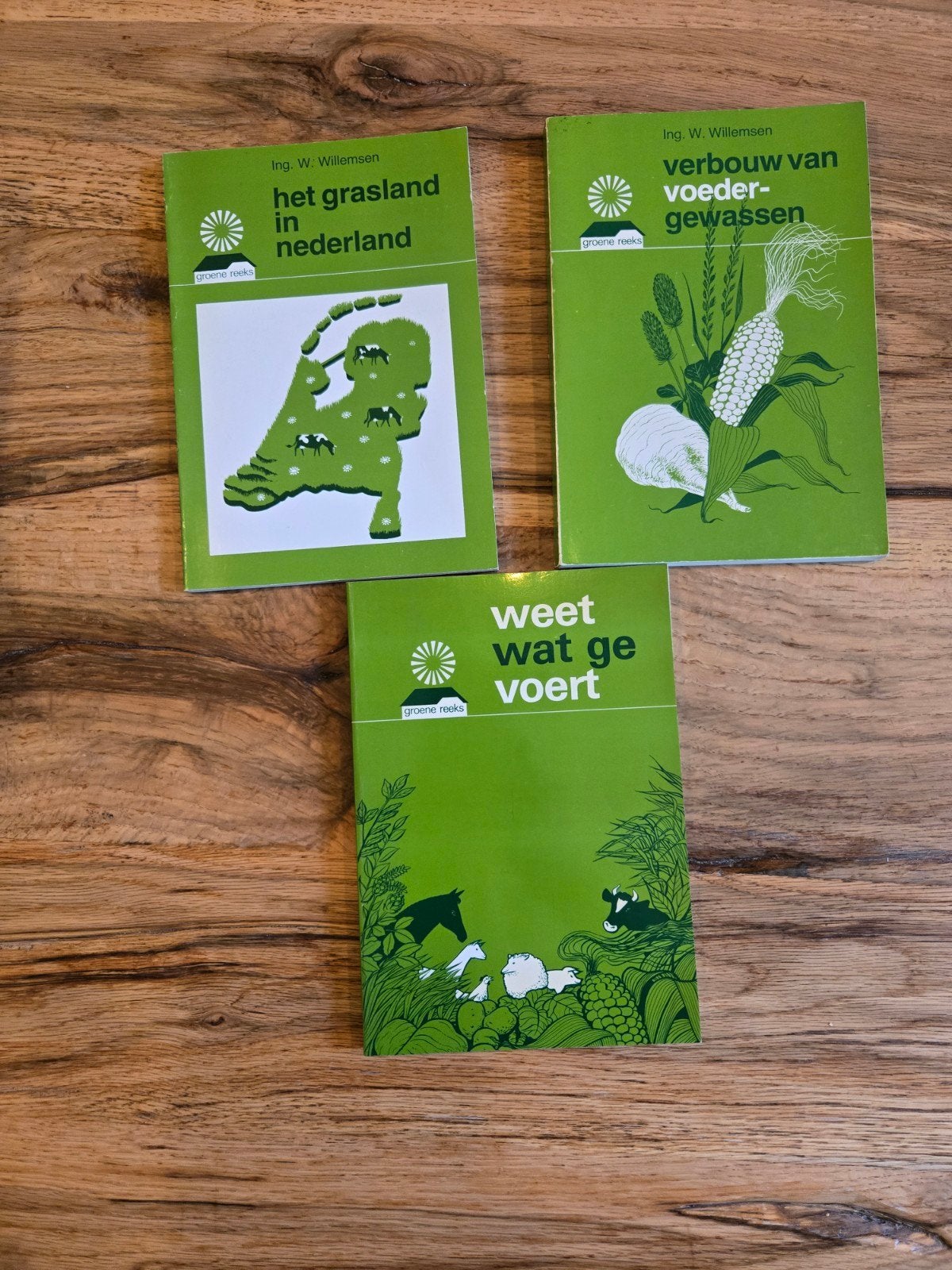 Ing. W. Willemsen - Groene Reeks (3 boeken), Boeken, Ophalen of Verzenden, Gelezen, Overige onderwerpen, Ing. W. Willemsen