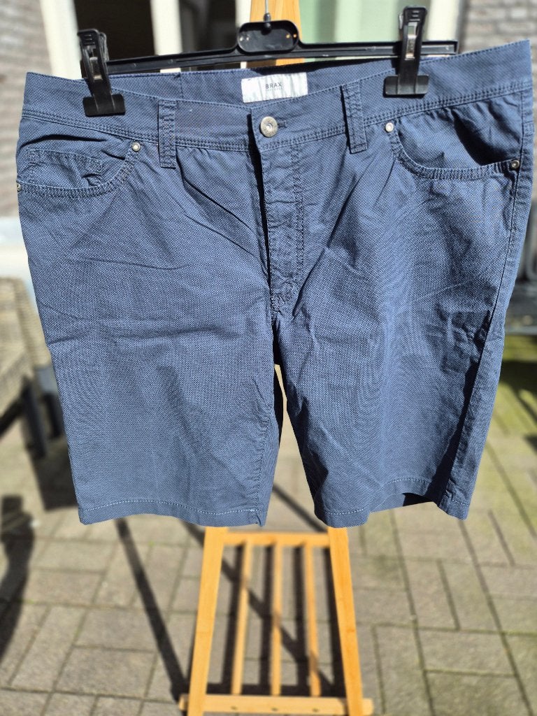 Brax Heren Shorts - Blauw, Maat 27, Brax, Blauw, Overige maten, Ophalen of Verzenden