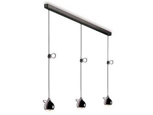 Hanglamp LED 118 cm design Falling Star Trio van Tobias Grau, Ophalen, Gebruikt, Glas