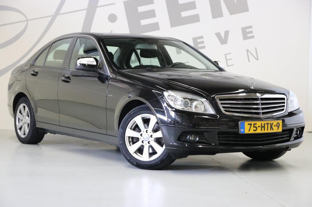 Mercedes-Benz C-klasse 180 K, Gebruikt, Zwart, Zwart, Handgeschakeld