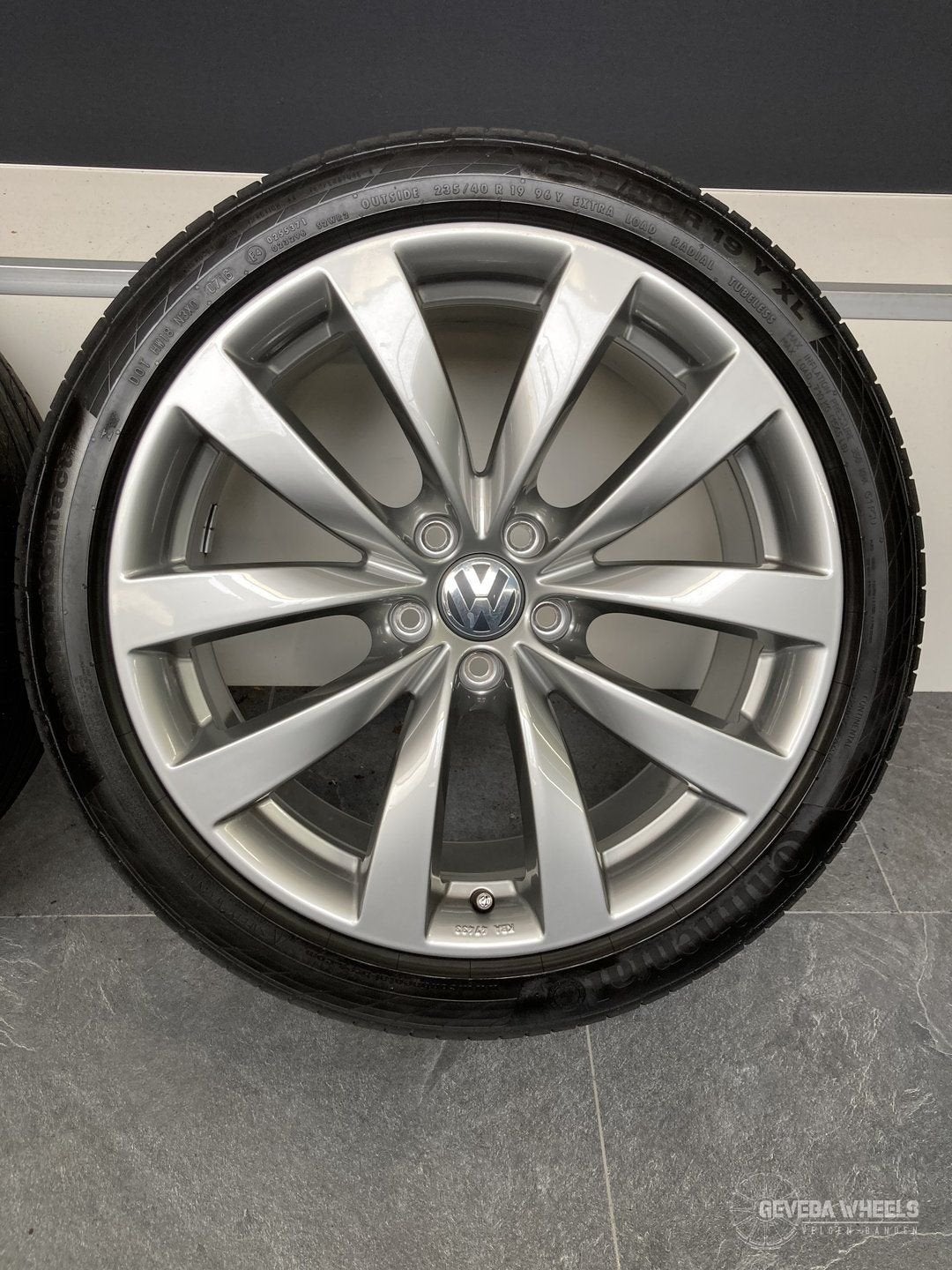 19” originele Volkswagen Passat B7 B8 velgen + banden 5x112, Auto-onderdelen, Banden en Velgen, 19 inch, Gebruikt, -, -