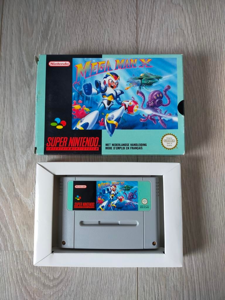 Super Nintendo Mega Man X, Spelcomputers en Games, Gebruikt, 1 speler, Ophalen of Verzenden, Platform