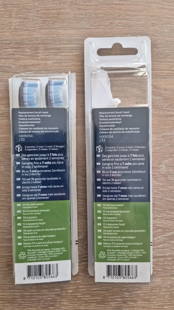 6x Philips Sonicare G3 opzetborstels gum care HX9054/33, Ophalen of Verzenden, Nieuw, Opzetborstel