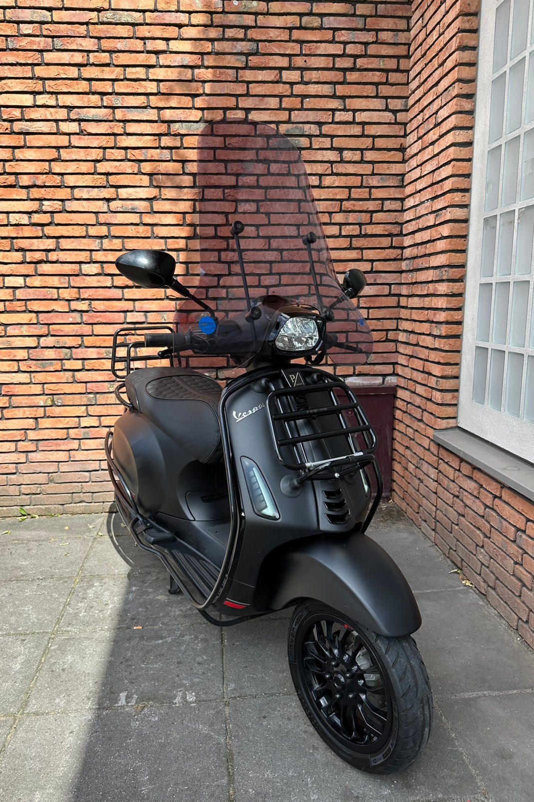 Custom Vespa sprint e5 full options. Geel kenteken, Ophalen of Verzenden, Zo goed als nieuw