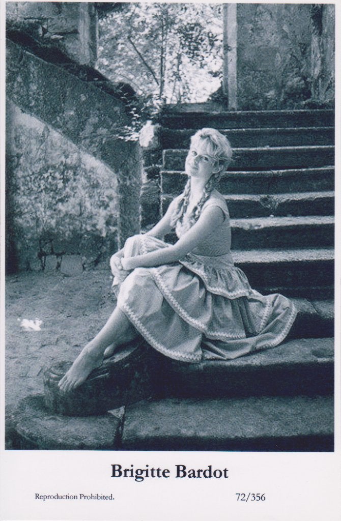 Filmsterren ansichtkaart Brigitte Bardot, Verzenden, 1940 tot 1960, Ongelopen, Sterren en Beroemdheden