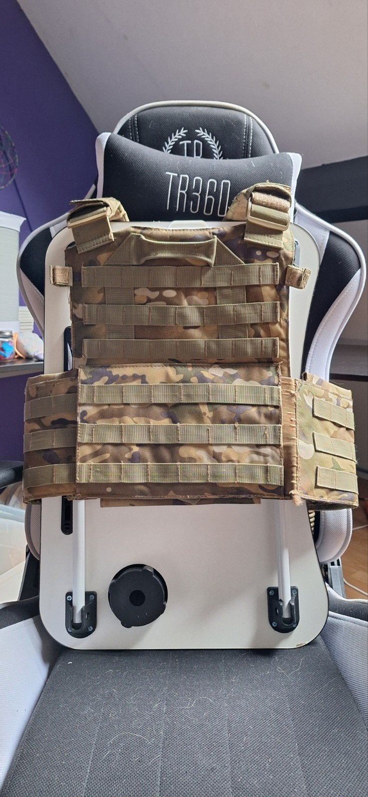 Airsoft Vest - Compleet met Pouches en Accessoires, Ophalen of Verzenden, Zo goed als nieuw