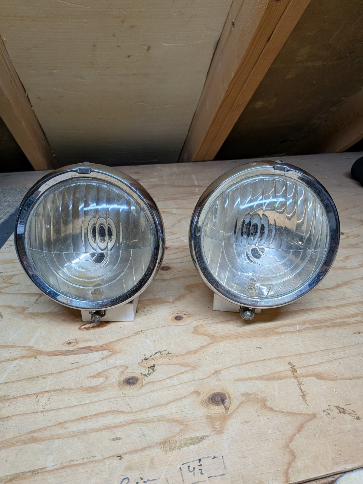 Oldtimer lampen Renault, Citroën - Set van 2, Ophalen of Verzenden, Renault