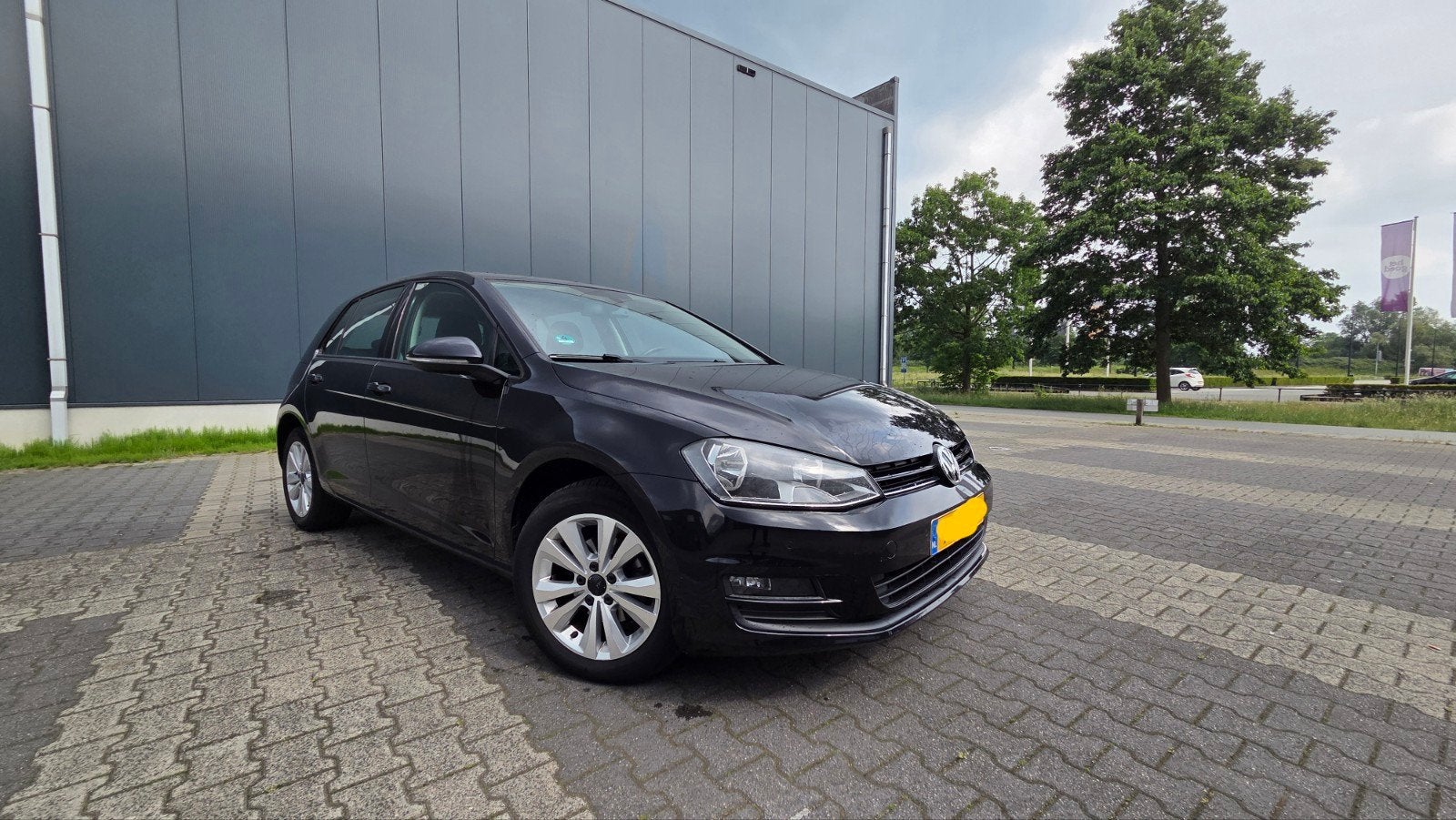 Volkswagen Golf 1.2 TSI 5D 2014 Zwart, Auto's, Voorwielaandrijving, 4 cilinders, 610 kg, Zwart