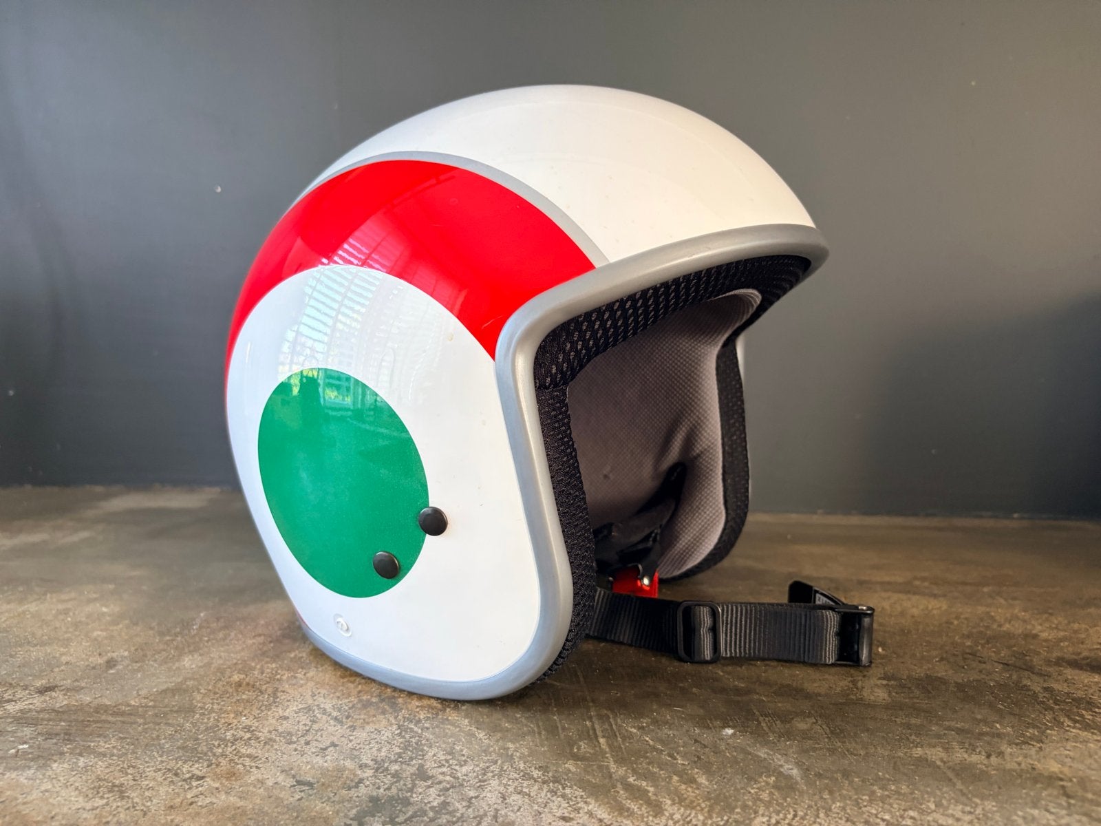 Vespa Jethelm Italiaanse Vlag, Overige merken, Dames, Jethelm, Ophalen of Verzenden