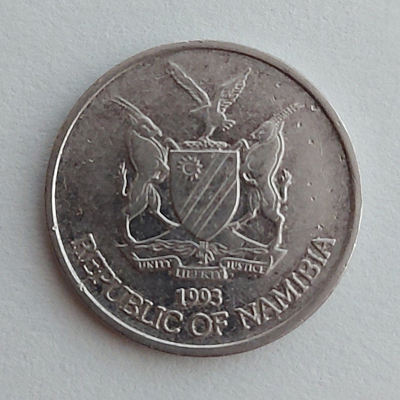10 cents Republic of Namibia 1993 - Namibië Namibie, Ophalen of Verzenden, Overige landen, Losse munt
