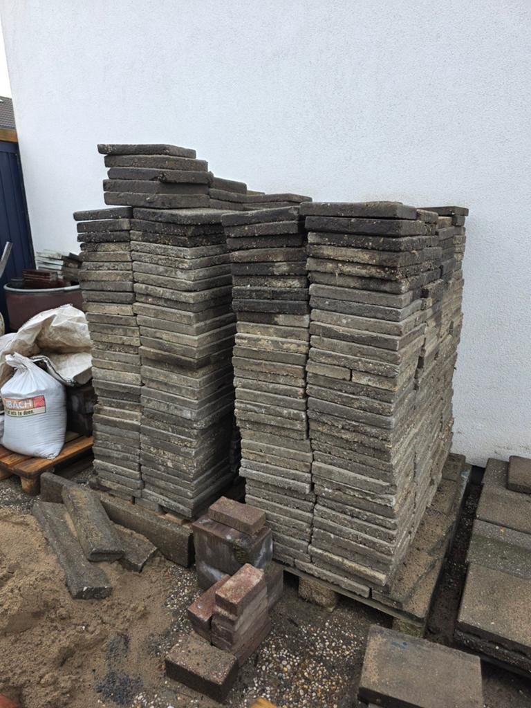 Stoeptegels, Ophalen, Gebruikt, Overige typen, 10 m² of meer
