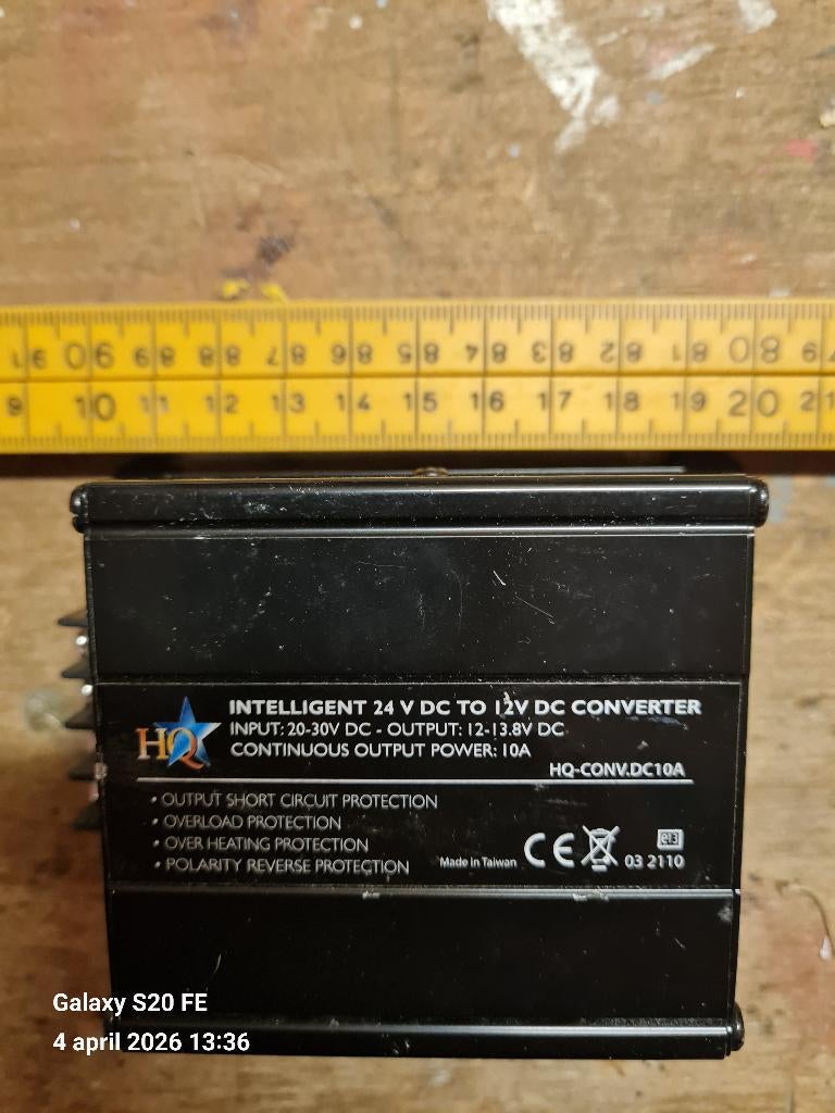 HQ Omvormer van 24V naar 12V, max. 120 Watt, Ophalen of Verzenden, Zo goed als nieuw, Overige typen