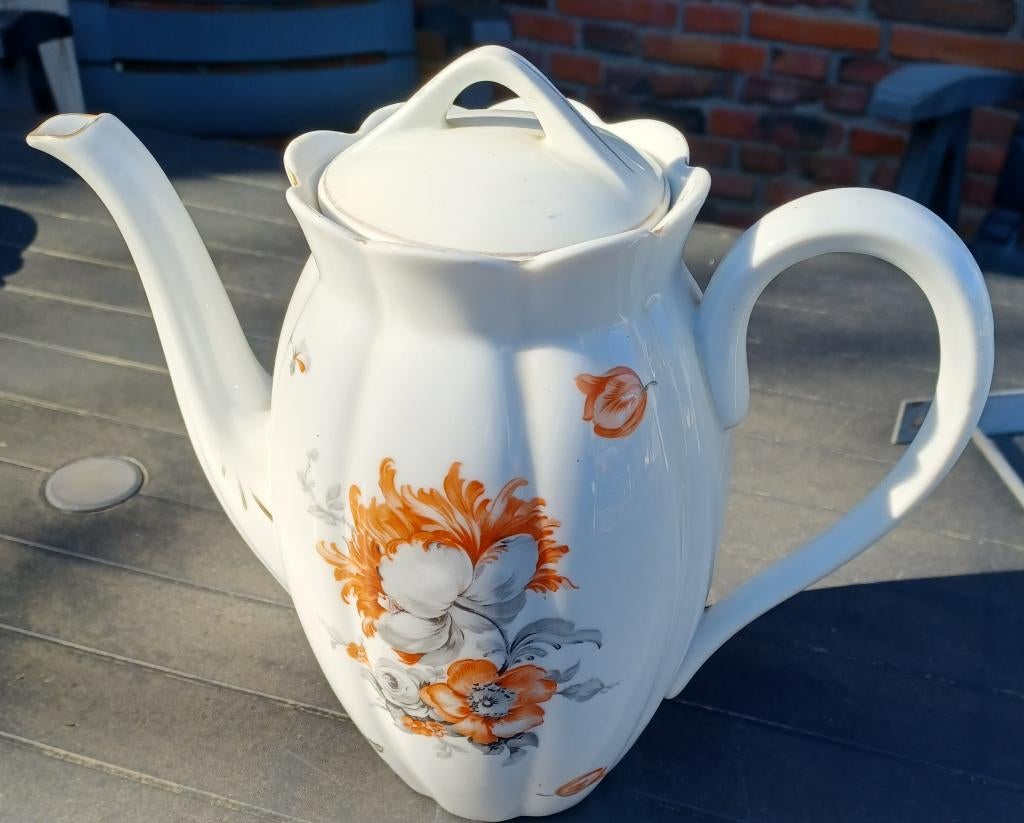 Antieke theepot, Antiek en Kunst, Antiek | Servies los, Ophalen of Verzenden