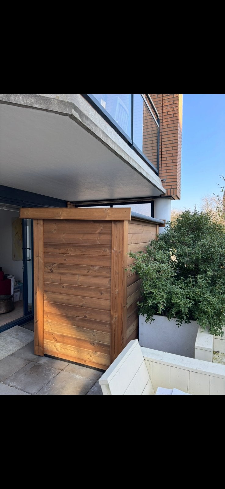 Inruil buitensauna thermowood 120x180. Zo goed als nieuw., Ophalen of Verzenden, Zo goed als nieuw, Fins of Traditioneel, Complete sauna