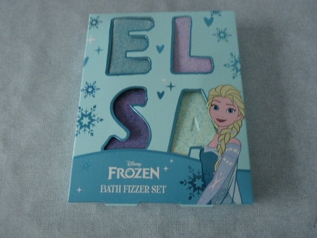 Disney Frozen  Elsa Giftset 4-delig Bath Fizzer bruisballen,, Ophalen of Verzenden, Nieuw
