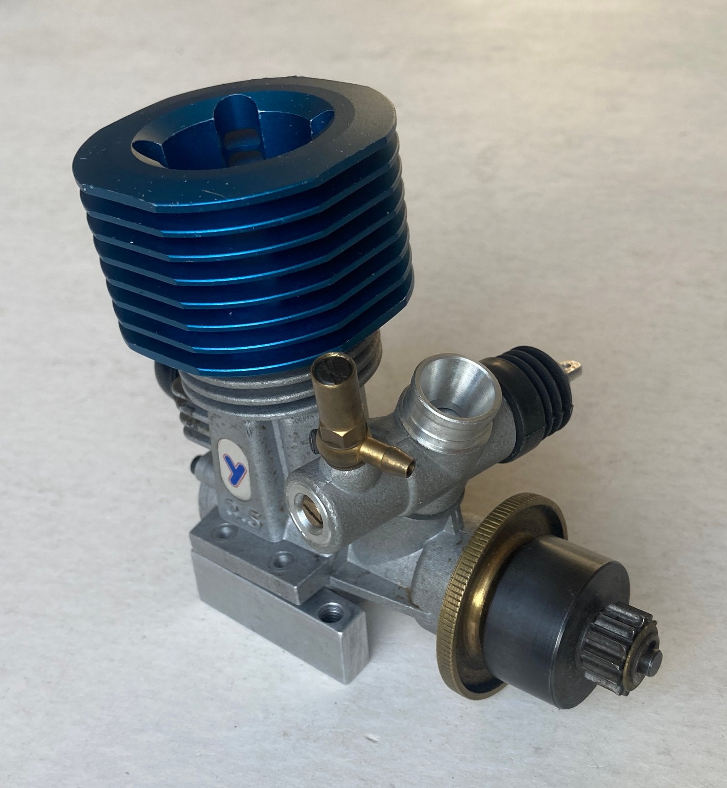 Vintage zeldzame Yankee 3.5cc nitro motor, Gebruikt, Verzenden, Onderdeel, Nitro