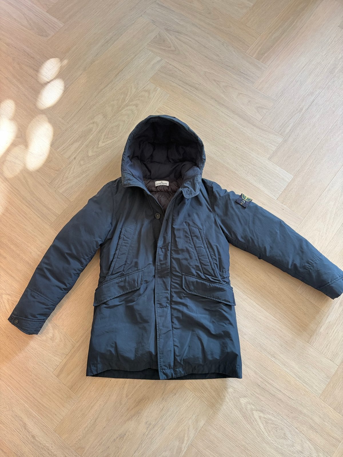 Stone Island Junior Winterjas - Zo goed als nieuw, Ophalen of Verzenden, Zo goed als nieuw, Jongen
