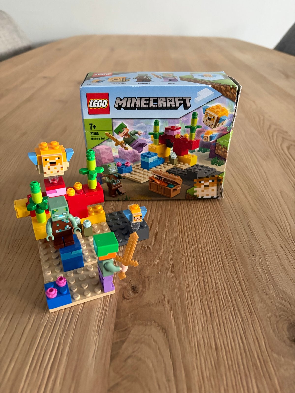 LEGO Minecraft 21164 Het Koraalrif, Minecraft, Lego, Ophalen of Verzenden, Zo goed als nieuw