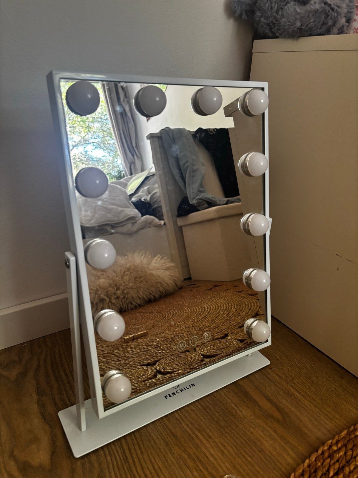 Fenchilin hollywood mirror, Ophalen, Minder dan 50 cm, Zo goed als nieuw, Minder dan 100 cm