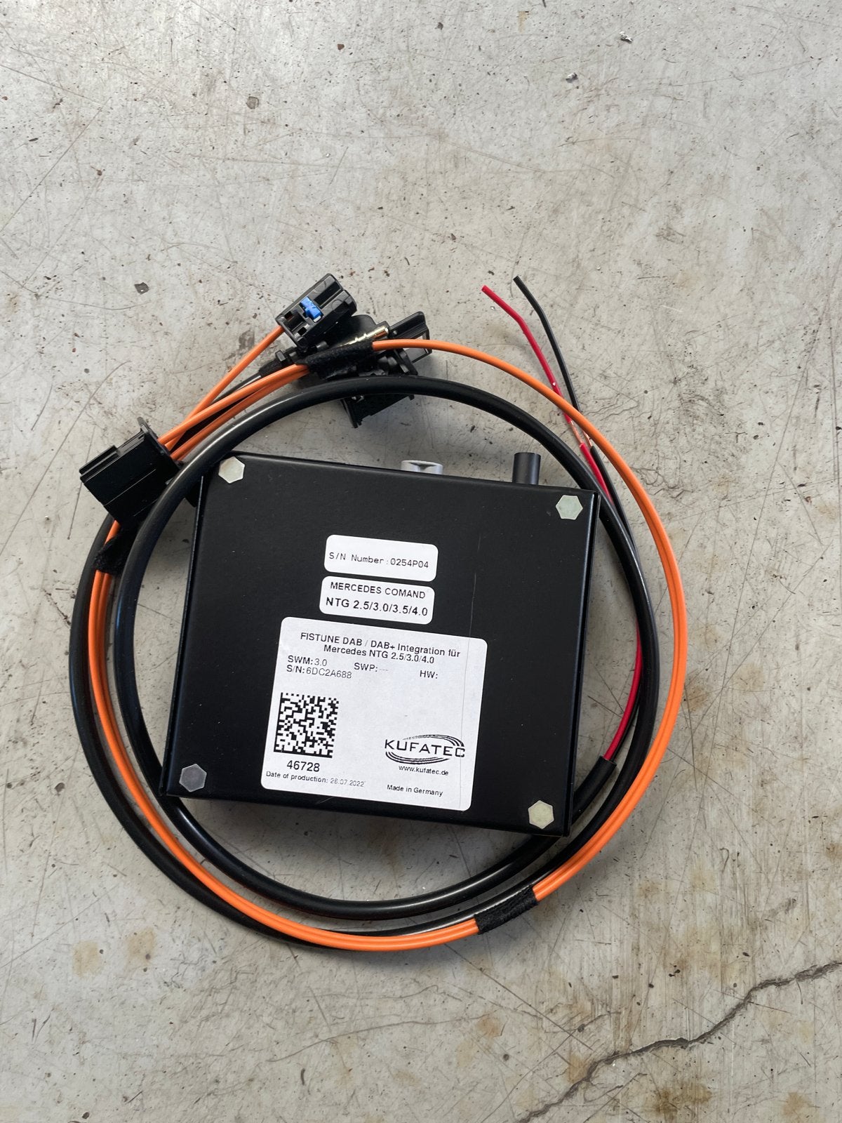 Kufatec DAB+ Integratie voor Mercedes Comand NTG 2.5/3.0/4.0, Ophalen of Verzenden, Nieuw