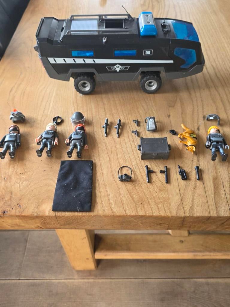 Playmobil SWAT Set - Politiebus met Figuren en Accessoires, Kinderen en Baby's, Speelgoed | Playmobil, Ophalen of Verzenden