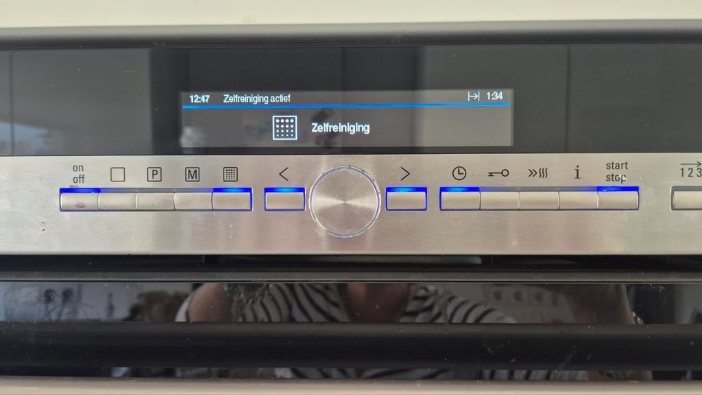 Siemens Combi-oven met magnetronfunctie en zelfreiniging, Witgoed en Apparatuur, Ovens, Ophalen, 45 tot 50 cm, Gebruikt, Siemens