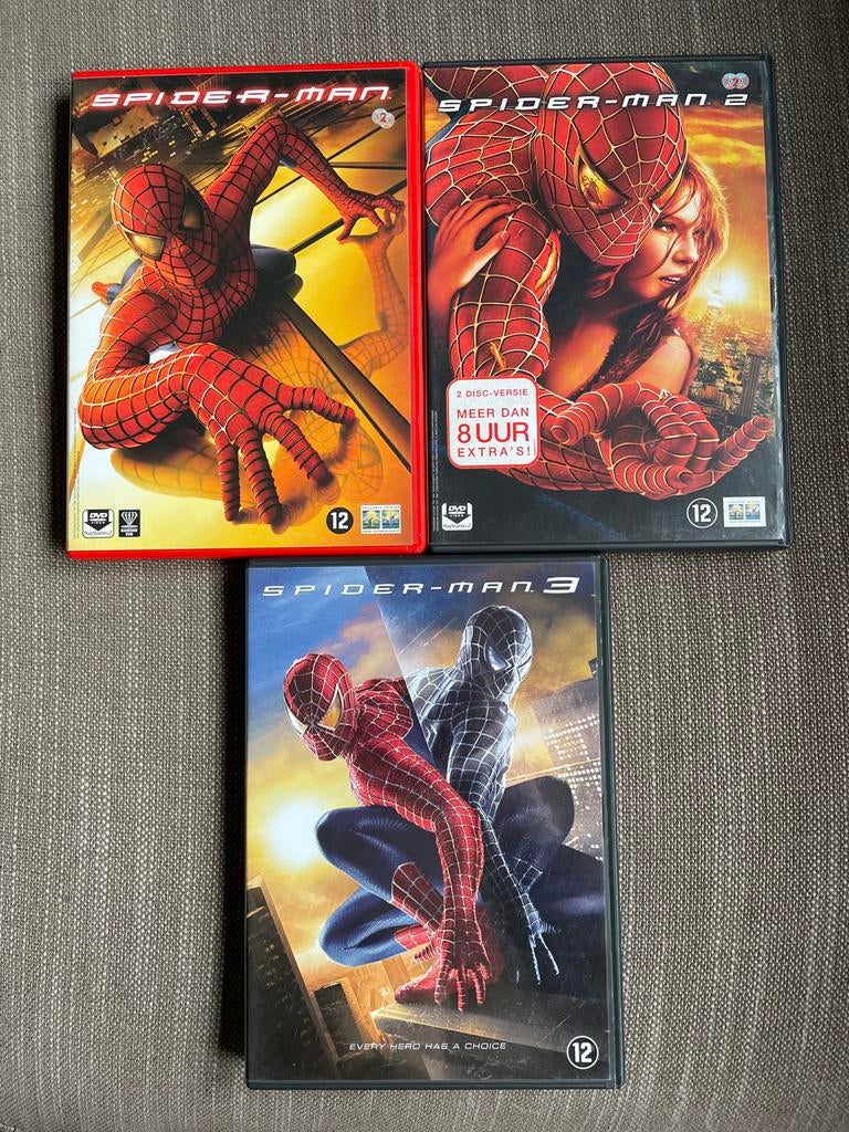 Spider-Man Trilogie dvd Boxset - De Complete Collectie, Vanaf 12 jaar, Ophalen of Verzenden, Zo goed als nieuw, Actiethriller