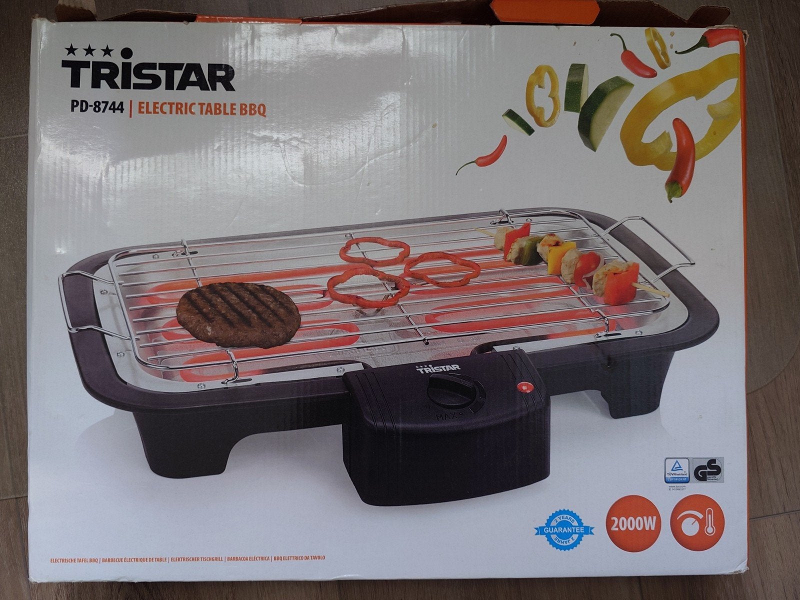 Tristar PD-8744 Elektrische Tafel BBQ - 2000W, Ophalen, Gebruikt, Tristar