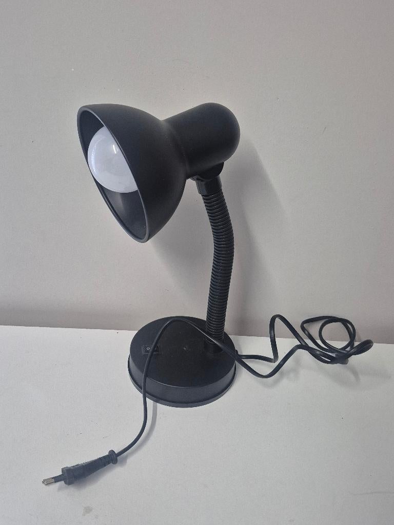Mooie zwarte Bureaulamp, Ophalen, Gebruikt