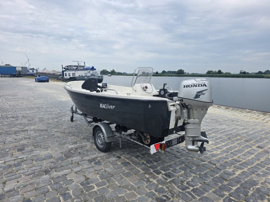 leuke console visboot Honda 30PK, Ophalen, Overige merken, Viertaktmotor, 5 m