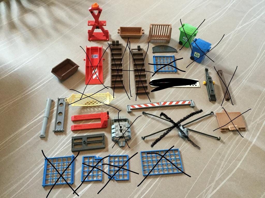 Playmobil rode geweren houder ed…, Ophalen of Verzenden, Zo goed als nieuw