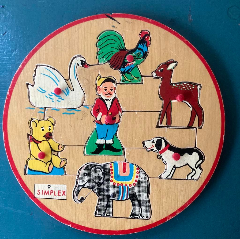 Simplex houten puzzel, Ophalen of Verzenden