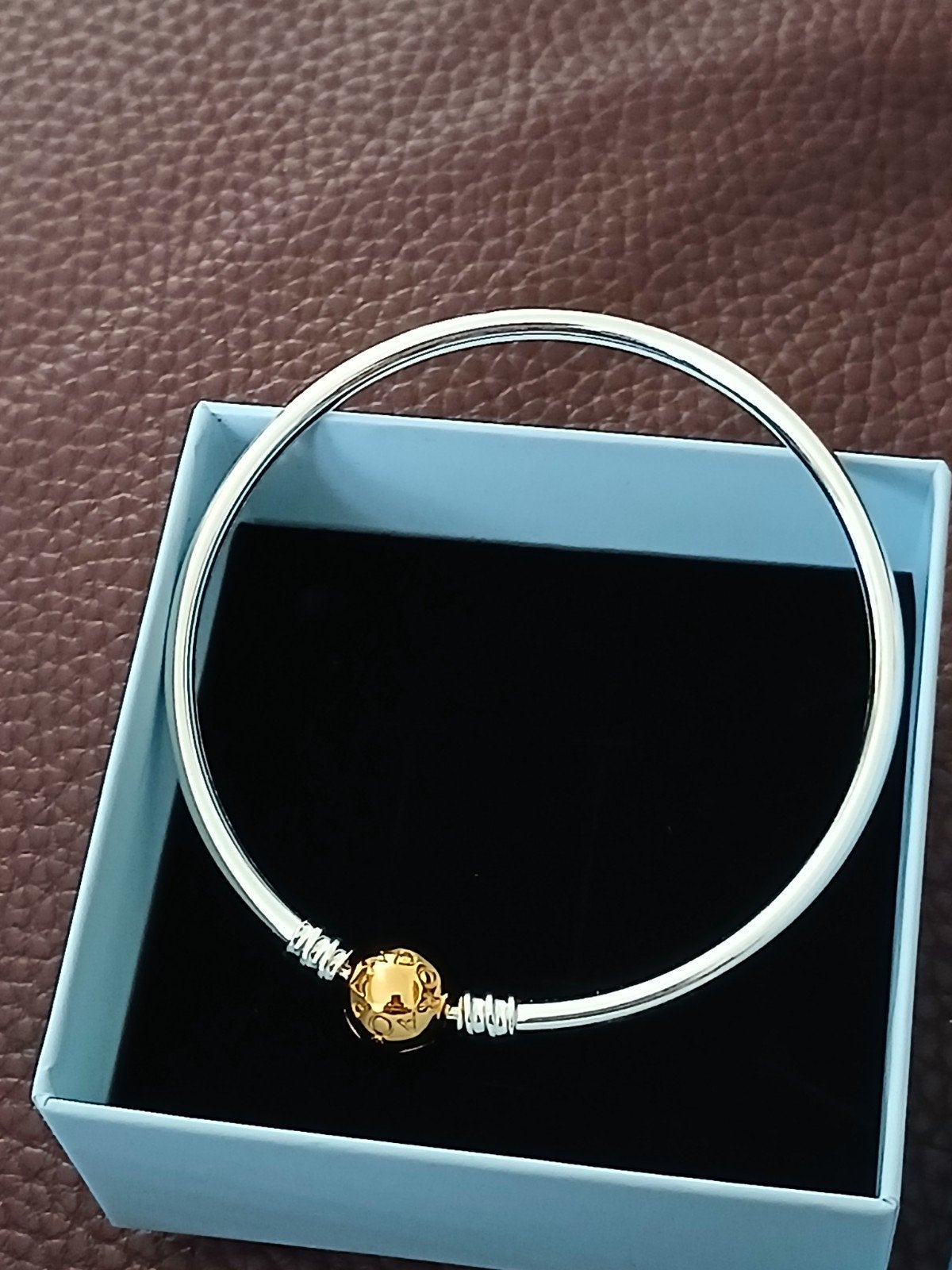 Pandora Armband 21 cm Goud Zilveren, Sieraden, Tassen en Uiterlijk, Armbanden, Ophalen of Verzenden, Zo goed als nieuw, Goud, Goud