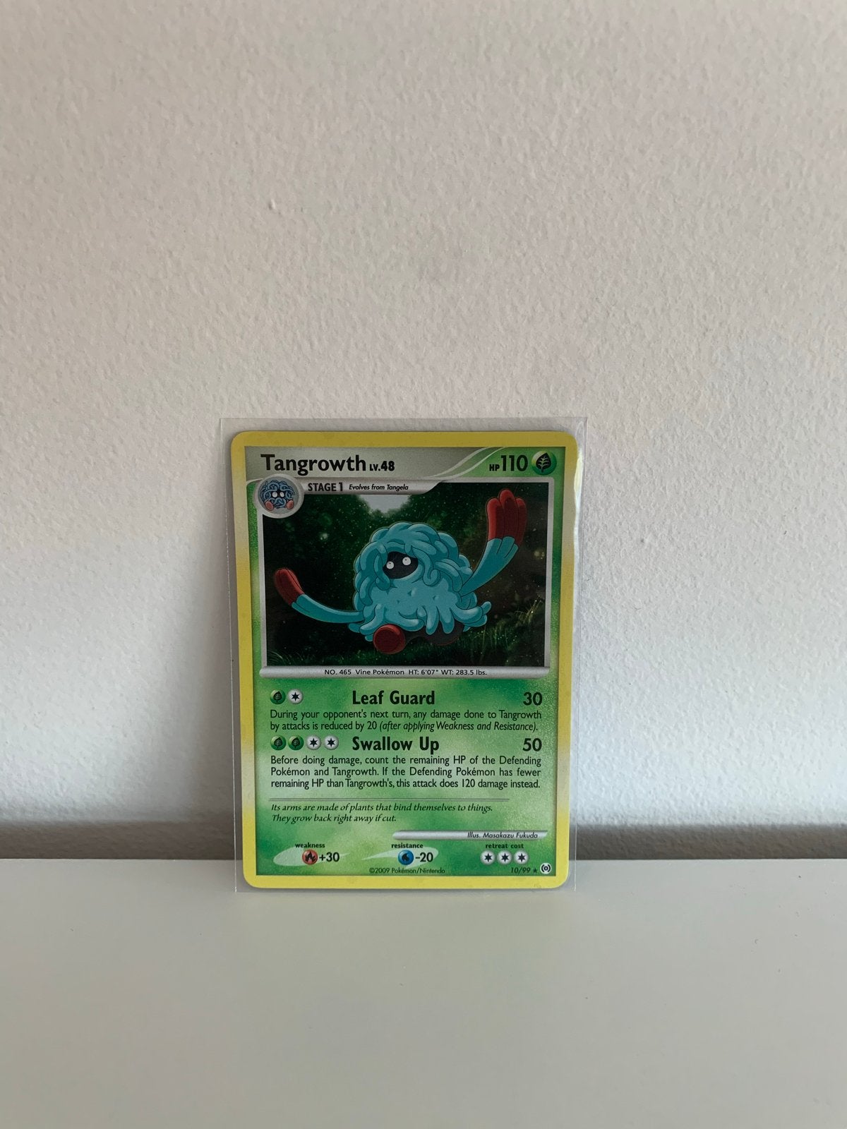 Pokémon Kaart Tangrowth Lv.48 HP110 Holo Foil, Ophalen of Verzenden, Gebruikt, Losse kaart