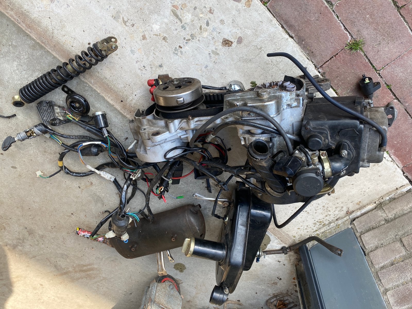 4takt scooter blok 50cc, Ophalen, Blok