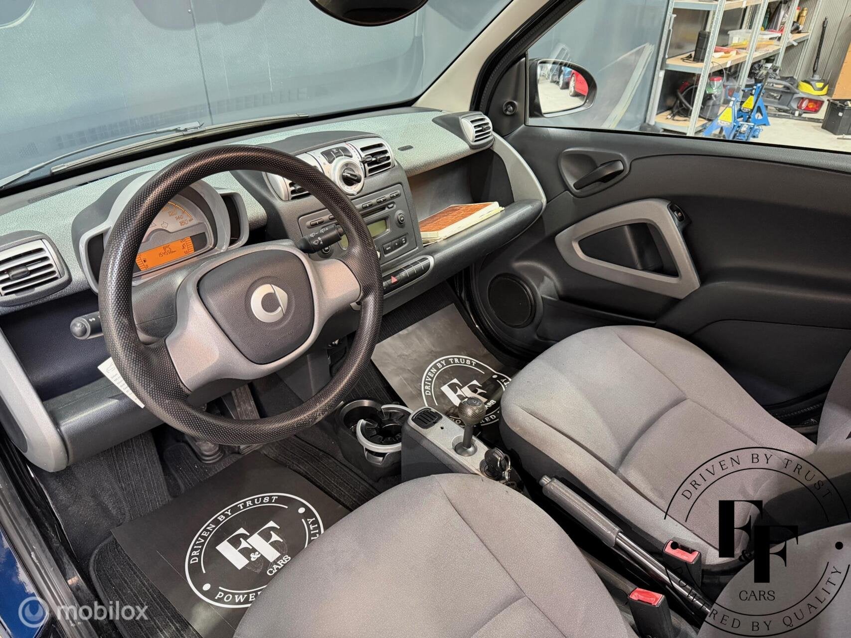 Smart fortwo coupé 1.0 Pulse | Semi-Automaat | Panodak |71p, Auto's, Smart, Gebruikt, Zwart, 18 €/maand, Blauw