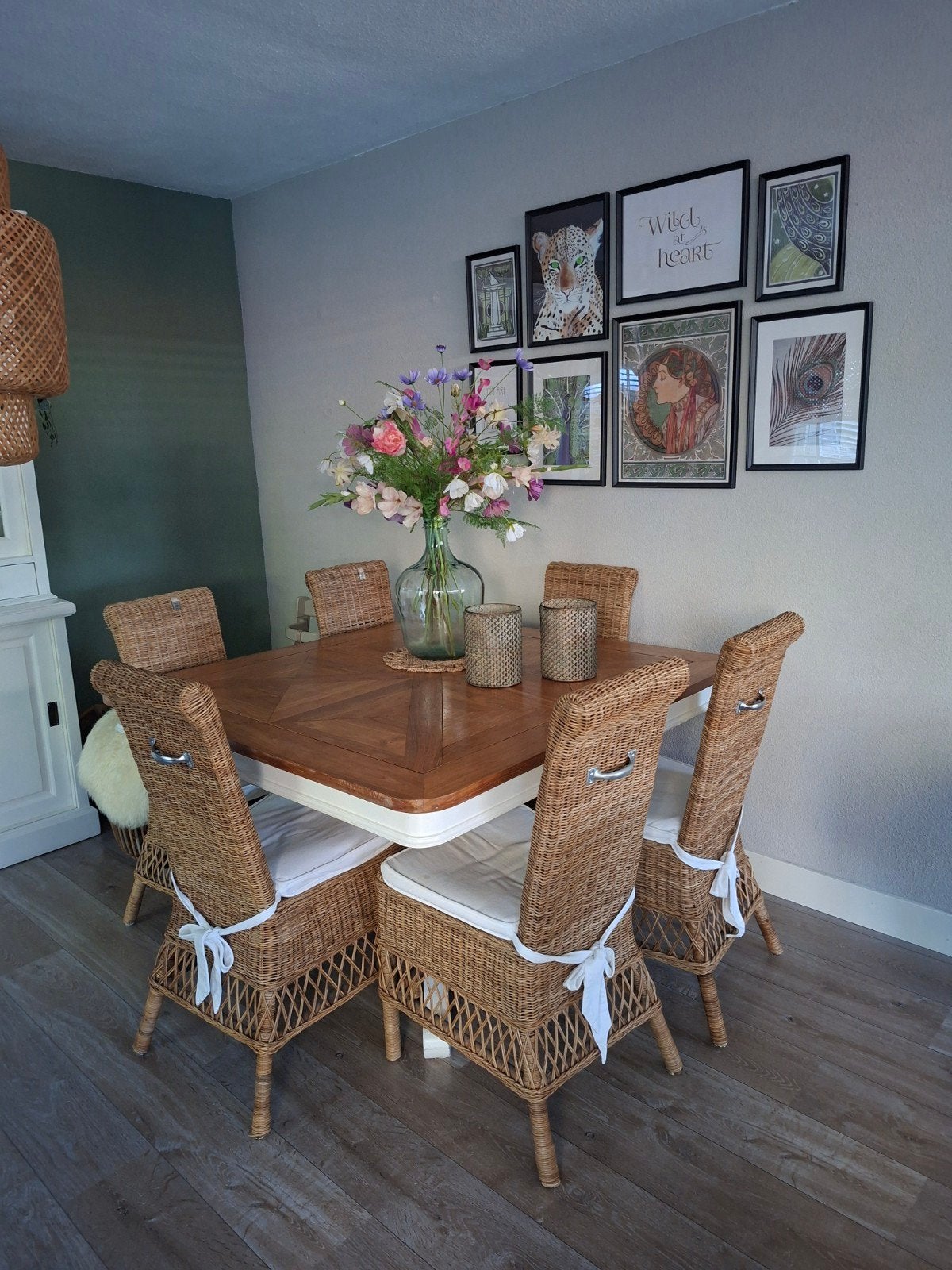 mooie vierkanten 1,30 teak tafel in style riviera maison, Huis en Inrichting, Ophalen, Gebruikt, 100 tot 150 cm, 150 tot 200 cm